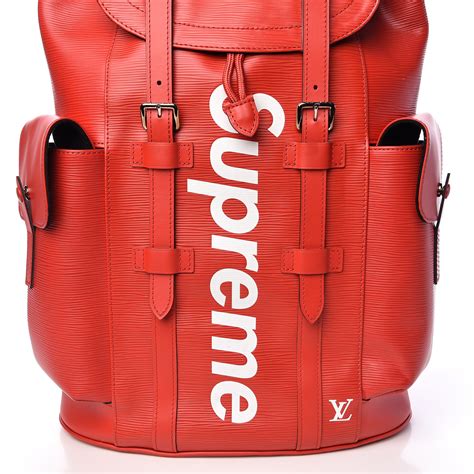 lv supreme backpack red|supreme backpack taobao reddit.